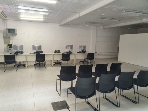 #PraCegoVer: Imagem do posto de atendimento da prefeitura M'Boi Mirim