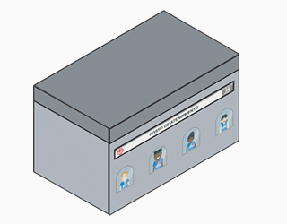 Posto de Atendimento e Gradil